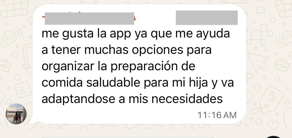 Mensaje de WhatsApp: Más opciones para organizar las comidas