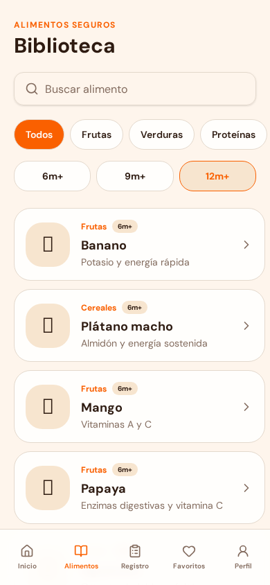 Biblioteca de alimentos seguros