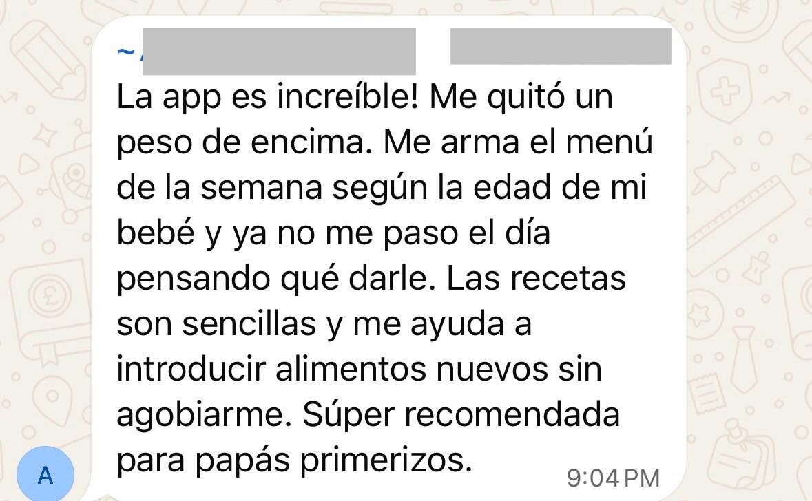 Mensaje de WhatsApp: Menos preocupación al planear